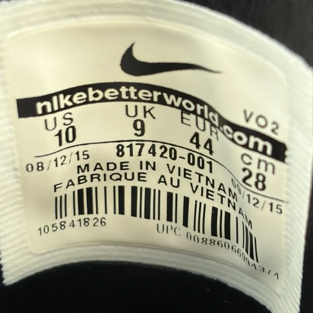 Nike Air Force 1 Ultra Flyknit Mid Dark Grey Black 817420-001 Men's Size 10